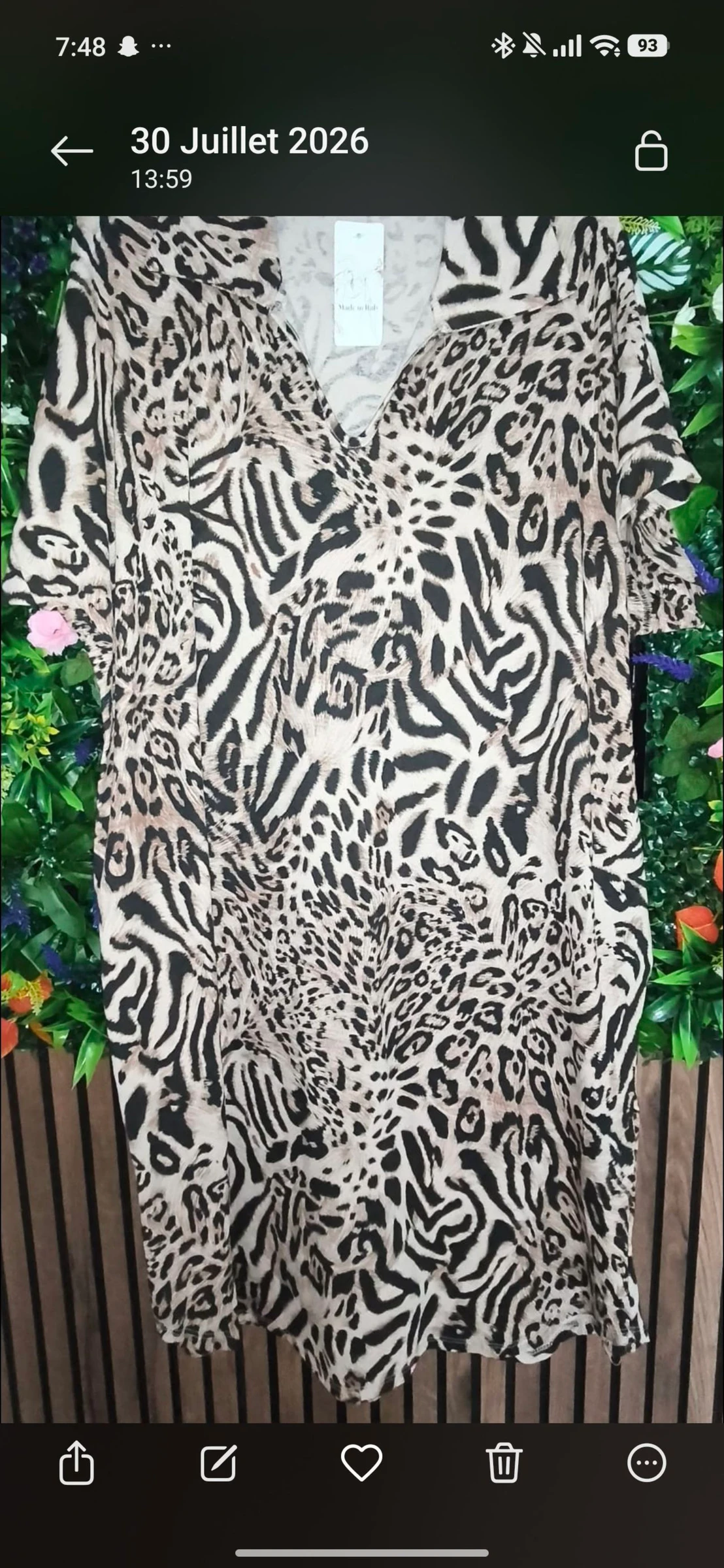 Robe Ibiza imprimé léopard TU 42 44 46 48  – photo 3